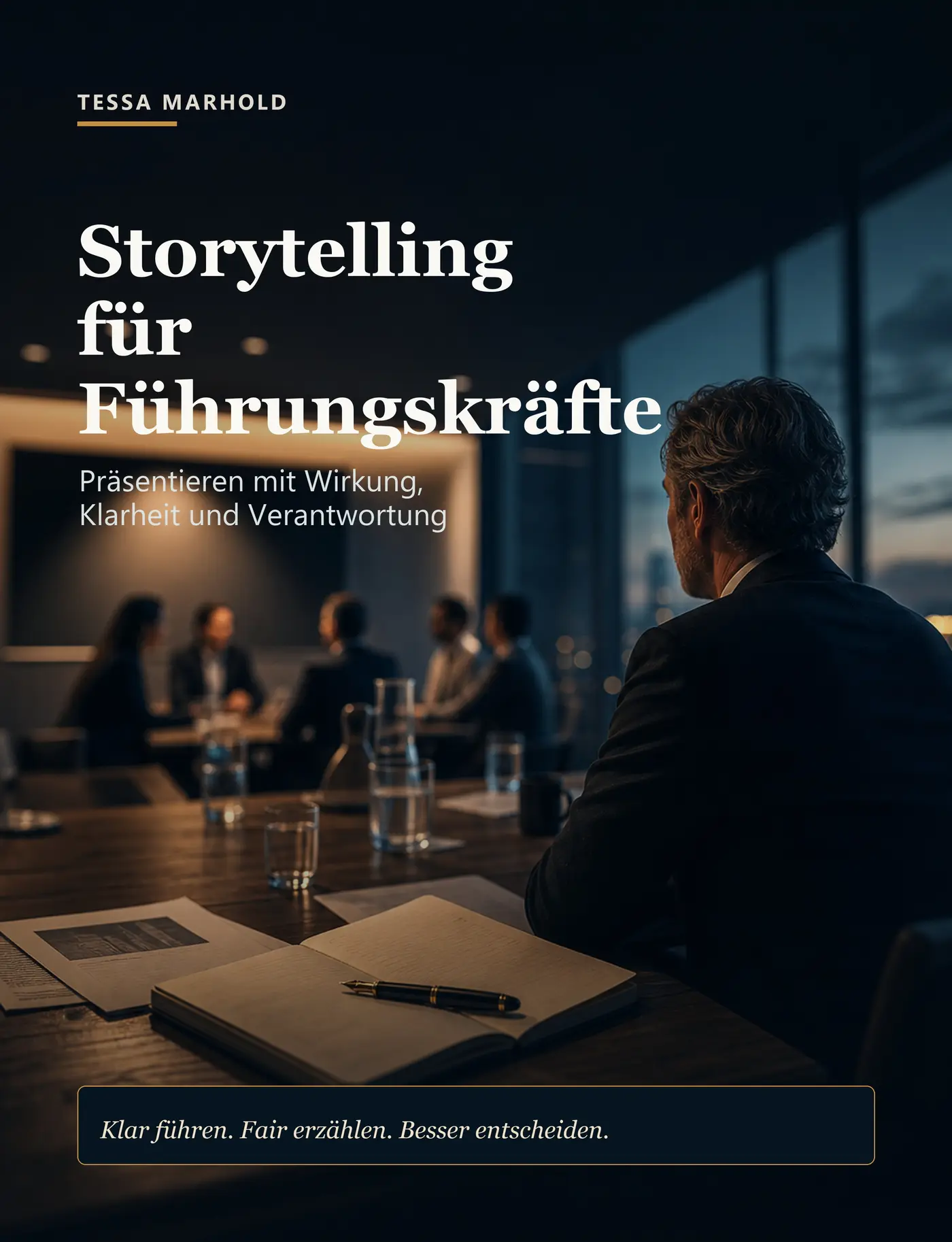 Buchcover von Storytelling für Führungskräfte von Tessa Marhold