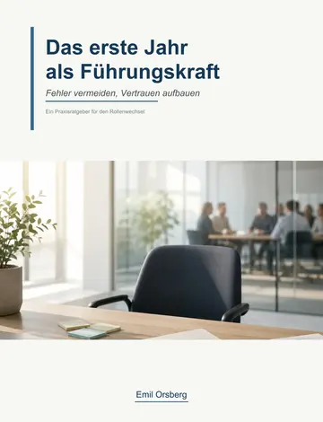 Buchcover von Das erste Jahr als Führungskraft von Emil Orsberg